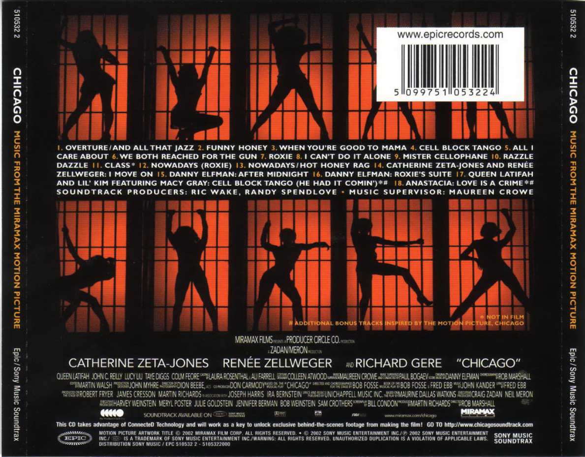 Chicago  Soundtrack : Back